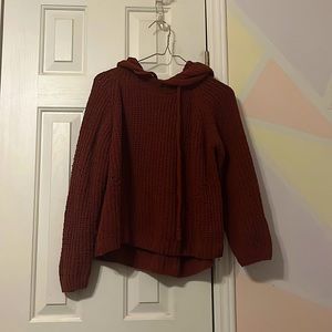 Never worn burgundy knitted sweater!